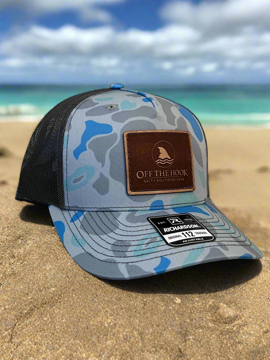 Saltwater Camo Trucker Patch Hat