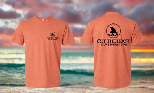 "Shark Fin" Burnt Orange Tshirt