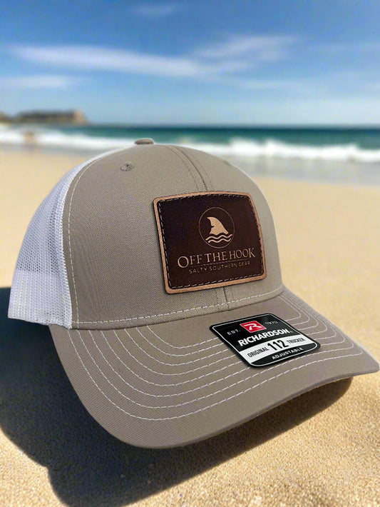 Kaki “Shark Fin” Patch Trucker