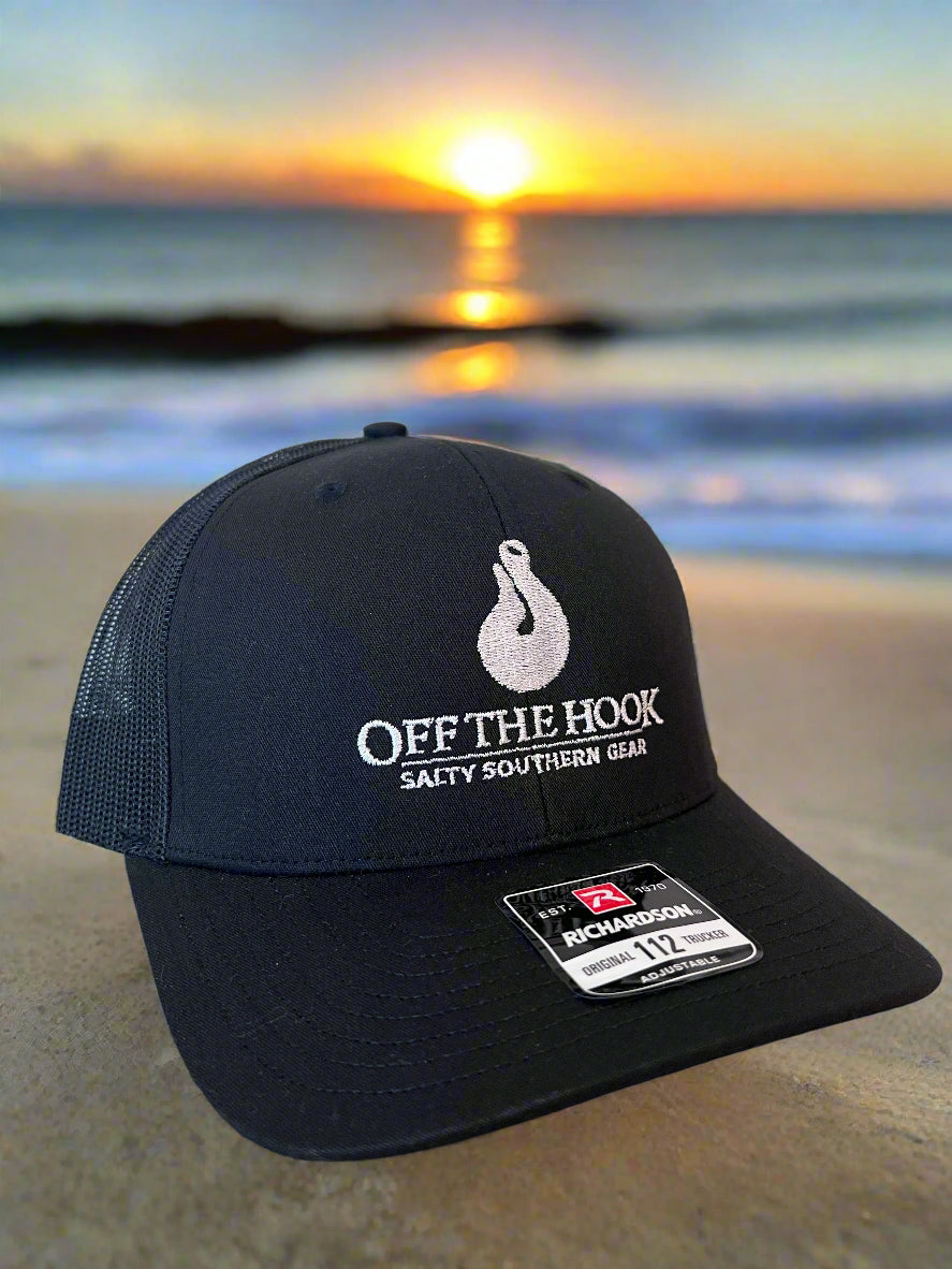 Black “Makau Hook” Trucker