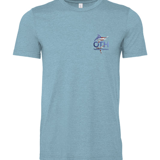 Heather Baby Blue - 3001CVC - FRONT
