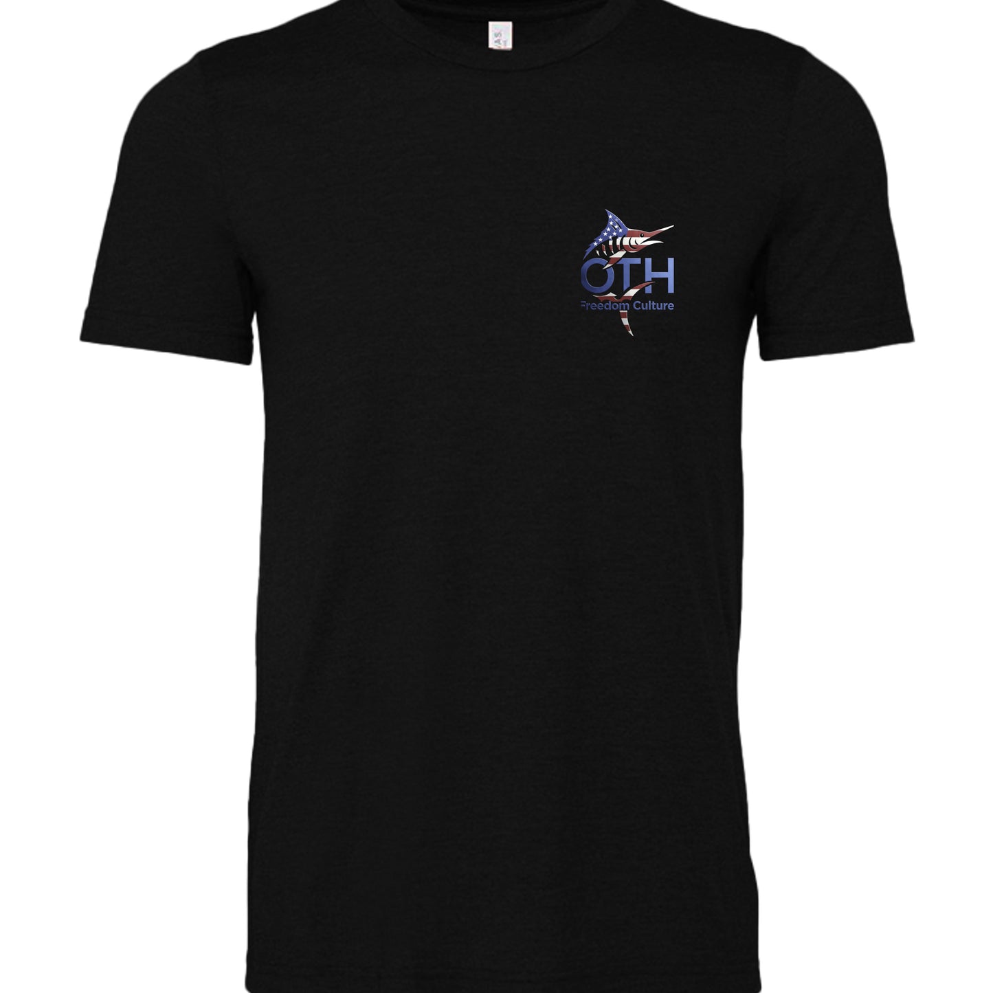 BLACK HEATHER - 3001CVC - FRONT